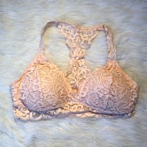 Baby Pink Lace Bralette